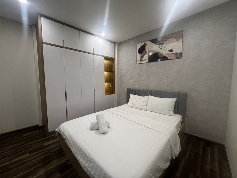 Ph&ograve;ng ngủ căn hộ hộ I2-8.08 dự &aacute;n H&agrave; Đ&ocirc; Centrosa 3/2